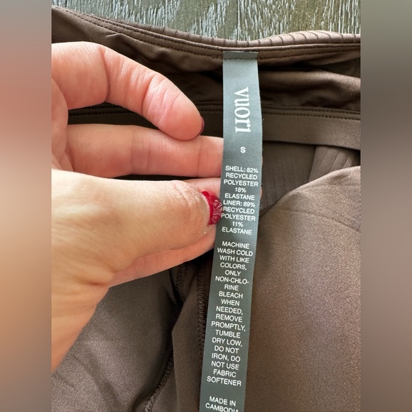 Vuori Inversion Rib Support Tank NWT Small Java Brown - Picture 13 of 15